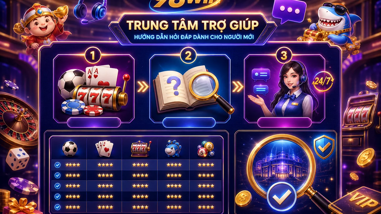 Giải đáp nhanh cho người mới: câu hỏi thường gặp về 98win theo từng bước